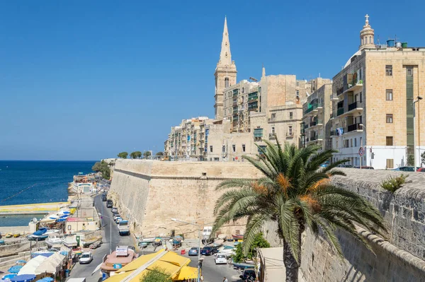 Міський Пейзаж Валетта Мальта — стокове фото