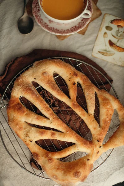 土制法国面包 土制糕点 乡村食品 — 图库照片