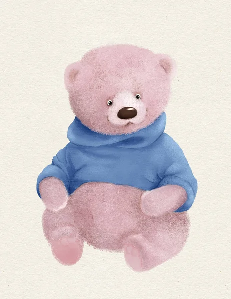 Αρκουδάκι Χαριτωμένο Ζώο Για Διακόσμηση Παιδικό Δωμάτιο Ευχετήρια Κάρτα Απεικόνιση — Φωτογραφία Αρχείου