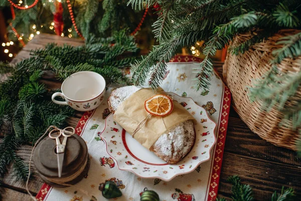 Домашня Солодка Випічка Різдвяна Адепція Подарунок Зимові Канікули — стокове фото