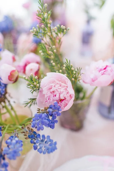 Decoration Flowers Wedding Wall Decoration Fresh Flowers Dream Catcher — Stockfoto