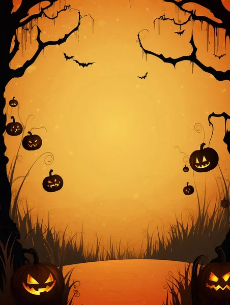 Halloween Party Pozvánka Halloween Card — Stock fotografie