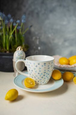 Pastel renkte Paskalya teması, Paskalya kartı, tatil arkaplanı