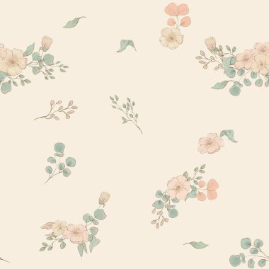   Tatil davetiyesi, tebrik kartı çiçek, çiçek çerçevesi pastel renkler.