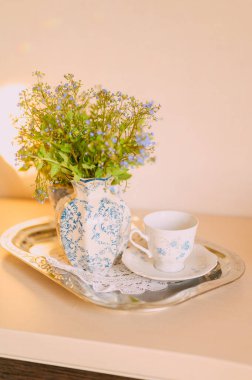 Klasik Büyülü Zarif Çiçek Çay Partisi