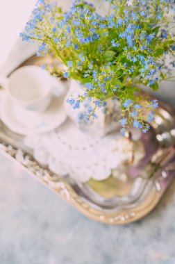 Klasik Büyülü Zarif Çiçek Çay Partisi