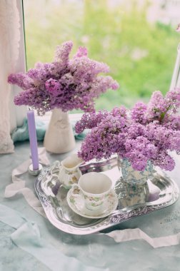 Klasik Büyülü Zarif Çiçek Çay Partisi