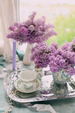 Klasik Büyülü Zarif Çiçek Çay Partisi