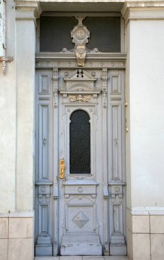 Wittenberg, Almanya 'da eski ahşap kapı