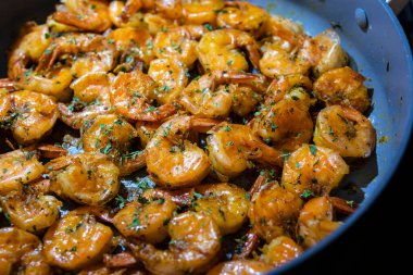 Jumbo Shrimp Scampi Yağlı ve Yağlı Soting