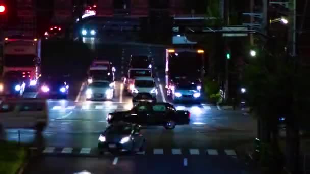 东京市中心大街上的交通堵塞已过去了一夜 Nishitokyo District Higashifusětokyo Tokyo Japan 2022这里是东京的一条城市街道 高质量的4K镜头 — 图库视频影像