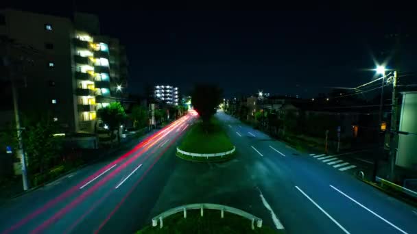Timelapse Trafikstockningen Centrala Tokyo Nishitokyo Distrikt Higashifushimi Tokyo Japan 2022 — Stockvideo