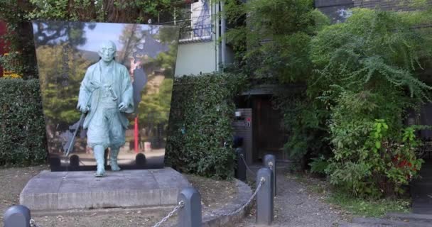東京都の富岡神社の伝統的な風景 江東区富岡東京都10 2022富岡神社は東京の伝統的かつ有名な神社です — ストック動画