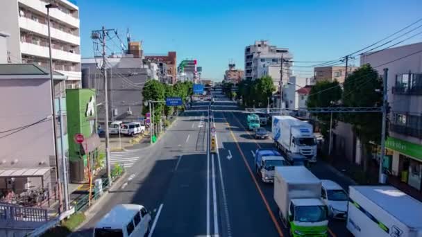 Timelapse Traffic Jam Downtown Street Tokyo Setagaya District Tokyo Japan — Stockvideo
