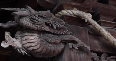 A traditional landscape at Tanashi Shrine in Tokyo. Nishitokyo district Tanashi Tokyo Japan 10.20.2022 Tanashi Shrine is a traditional shrine in Tokyo. High quality 4k footage