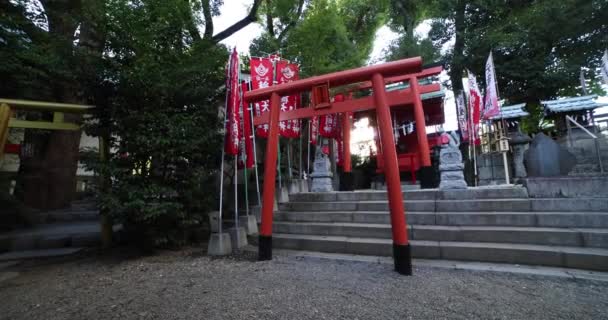 Paisaje Tradicional Santuario Tanashi Tokio Nishitokyo Distrito Tanashi Tokio Japón — Vídeo de stock