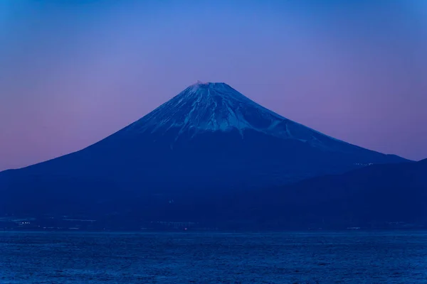 Stock image A sunset of Mt.Fuji near Suruga coast in Shizuoka. High quality photo. Numazu district Heda Shizuoka Japan 01.25.2023