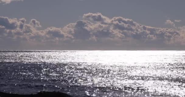 在日本水冈的素里加海岸掀起了波浪 高质量的4K镜头 Nmazu地区Heda Shizuoka日本01 2023 — 图库视频影像