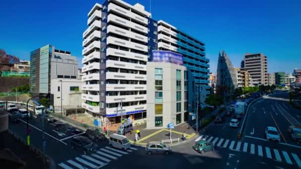 Timelapse Embouteillage Rue Ville Tokyo Plan Large Images Haute Qualité — Video