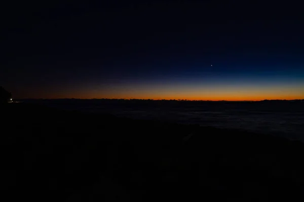 Eine Sonnenuntergangsaufnahme Der Küste Heda Shizuoka Weitwinkelaufnahme Hochwertiges Foto Numazu — Stockfoto