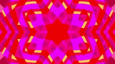 Geometrik psikedelik desenli bir vj döngüsü. Yüksek kalite 4K görüntü. 05.23.2023