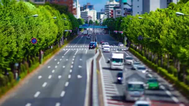 东京Takashimadaira市中心街道上的塞车事件已经过去了一段时间 高质量的4K镜头 Itabashi District Takashimadaira Tokyo Japan 2023这里是东京的一条商业街 — 图库视频影像