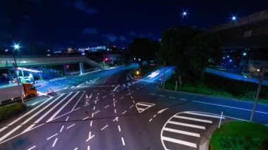 Tokyo 'daki şehir kavşağında trafik sıkışıklığı zamanı. Yüksek kalite 4K görüntü. Itabashi bölgesi Tokyo 09.01.2023 Tokyo 'nun merkezidir.. 