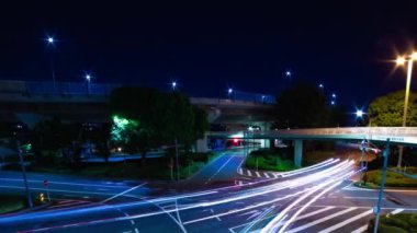 Tokyo 'daki şehir kavşağında trafik sıkışıklığı zamanı. Yüksek kalite 4K görüntü. Itabashi bölgesi Tokyo 09.01.2023 Tokyo 'nun merkezidir.. 