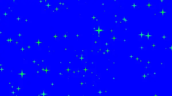 Graphics of the twinkle glitter star sparkling behind blue background. High quality photo 10.20.2023