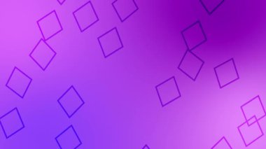 Eşkenar dörtgen şekilli nesneyi de içeren mor arkaplan CG 'si. Yüksek kalite 4k görüntü. 