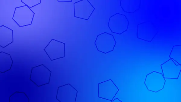 High quality illustration. CG image of blue background including polygon shaped object