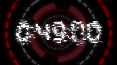 Hareket grafiğinin gerisinde 60 saniyeden sıfıra geri sayım filmi. Yüksek kalite 4K görüntü. 11.09.2023