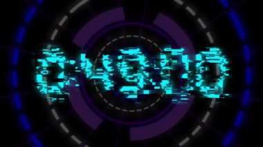 Hareket grafiğinin gerisinde 60 saniyeden sıfıra geri sayım filmi. Yüksek kalite 4K görüntü. 11.09.2023