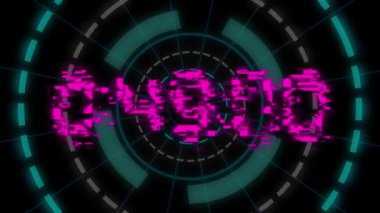 Hareket grafiğinin gerisinde 60 saniyeden sıfıra geri sayım filmi. Yüksek kalite 4K görüntü. 11.09.2023