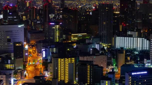 大阪的全景尽收眼底 高质量的4K镜头 日本大阪福岛区04 2023 — 图库视频影像
