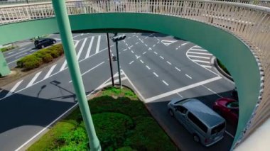 Takashimadaira Tokyo 'daki şehir merkezinde trafik sıkışıklığı zamanı. Yüksek kalite 4K görüntü. Itabashi bölgesi Tokyo 08.30.2023 Tokyo 'nun merkezidir.. 