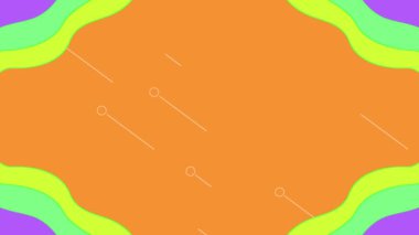 Başlık filmi için turuncu arkaplan animasyonu. Yüksek kalite 4K görüntü. 01.12.2024