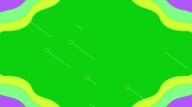 Başlık filmi için yeşil arkaplan animasyonu. Yüksek kalite 4K görüntü. 01.12.2024