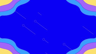 Başlık filmi için mavi arkaplan animasyonu. Yüksek kalite 4K görüntü. 01.12.2024