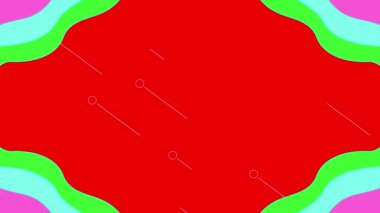 Başlık filmi için kırmızı arkaplan animasyonu. Yüksek kalite 4K görüntü. 01.12.2024