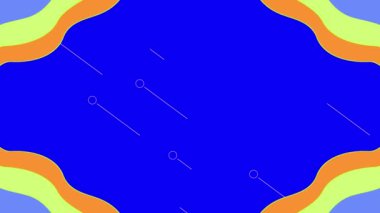 Başlık filmi için mavi arkaplan animasyonu. Yüksek kalite 4K görüntü. 01.12.2024