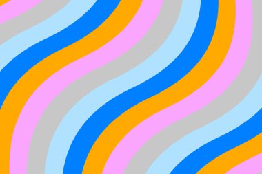 Başlık filmi için pastel renkli dalgalı şerit arka plan. Yüksek kalite fotoğraf. 01.15.2024