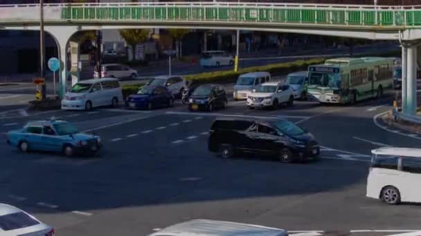 Kyoto Daki Büyük Geçitte Gündüz Vakti Trafik Sıkışıklığı Yaşandı Yüksek — Stok video