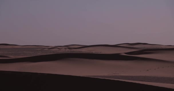 Песчаная Дюна Пустыни Сахара Мамид Эль Гизлане Марокко Высококачественные Кадры — стоковое видео