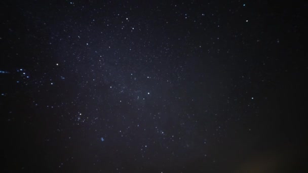 Fas Genelinde Yıldızlı Gökyüzünün Zaman Çizelgesi Yüksek Kalite Görüntü Zagora — Stok video