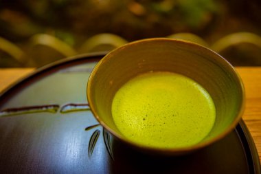 Japon yeşil çay el yapımı. Kamakura Kanagawa Bölgesi - 04.22.2019 kamera: Canon EOS 5D mark4