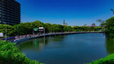 Tokyo 'daki şehir otobanında trafik sıkışıklığı zamanı. Yüksek kalite 4K görüntü. Chiyoda bölgesi Tokyo 05.10.2024 Tokyo 'da bir metropoliten otoyoldur..