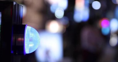 Tokyo şehir merkezinde bir neon şehir manzarası. Yüksek kalite 4K görüntü. Nerima Bölgesi Nerima Tokyo Japonya 10.28.2022. 