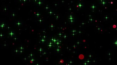 Havada süzülen parçacık ve parlak parıltının anlamsız bir grafiği. Yüksek kalite 4K görüntü. 10.05.2025 