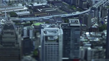 Tayvan 'daki Taipei101 gökdeleni etrafındaki yüksek açılı manzaranın zamanlaması. Yüksek kalite 4K görüntü. Taipei Tayvan 'ın Taipei ilçesi. 04.11.2025 Taipei' nin merkezidir.. 